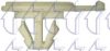 TRICLO 163395 Clip, trim/protective strip
